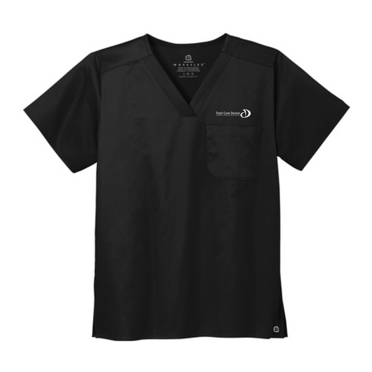 WI WonderWink® Unisex WorkFlex™ Chest Pocket V-Neck Top