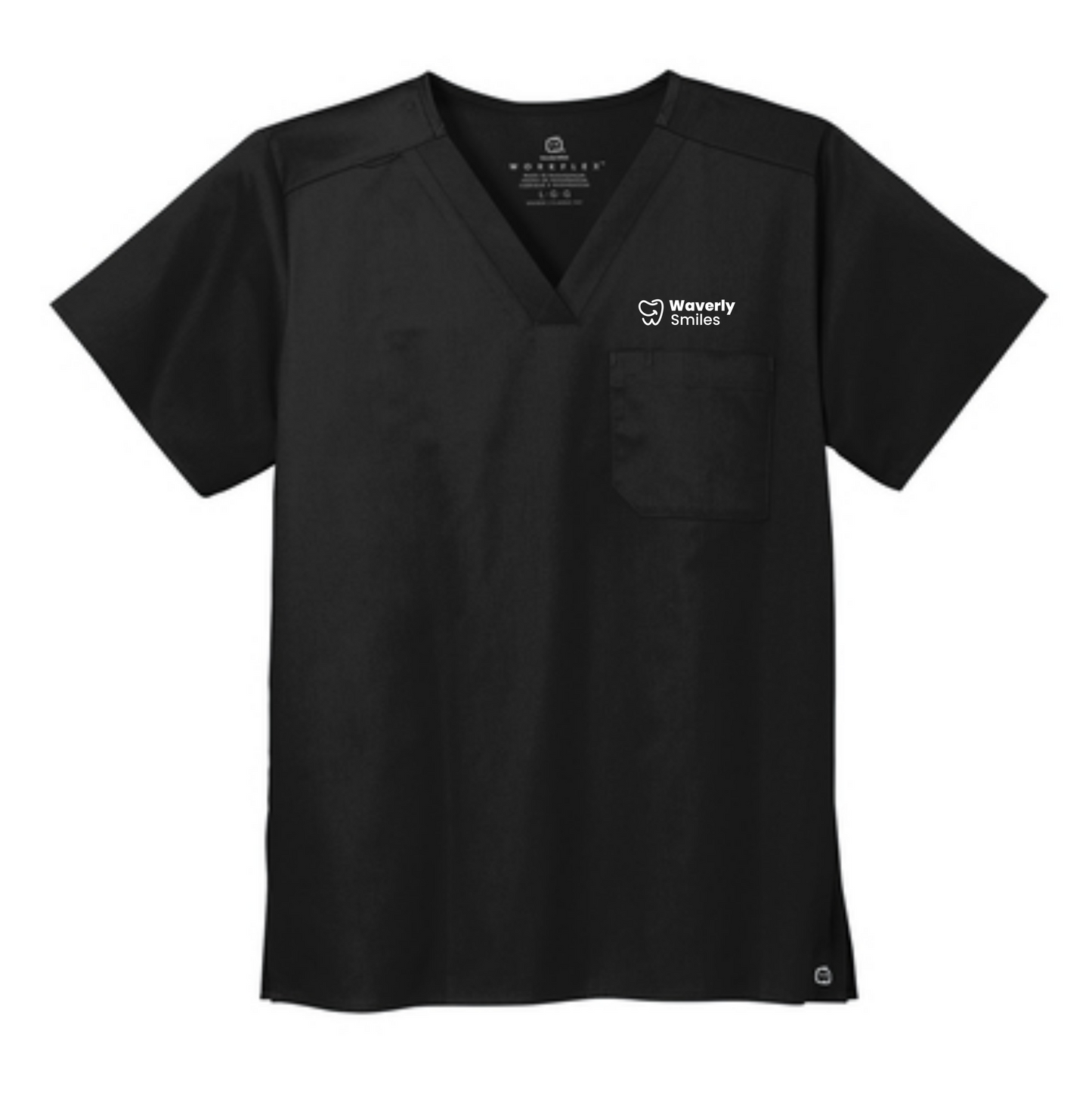 NC WonderWink® Unisex WorkFlex™ Chest Pocket V-Neck Top