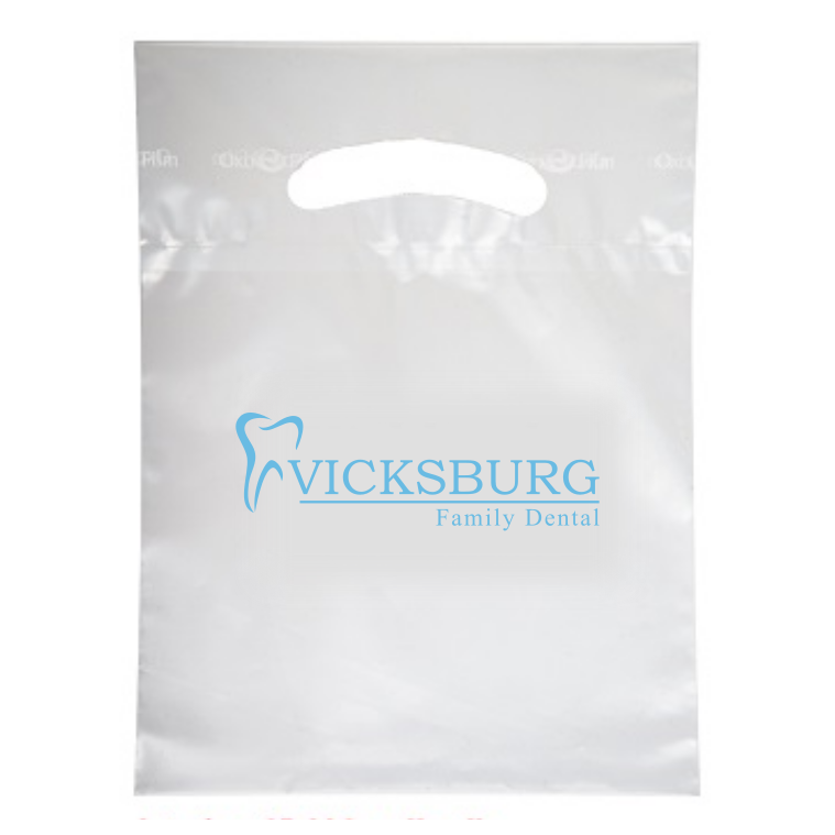 MS Frosted Reusable Die Cut Bag