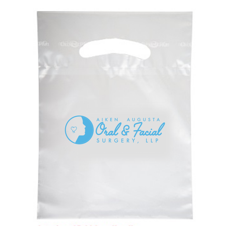 SC Frosted Reusable Die Cut Bag