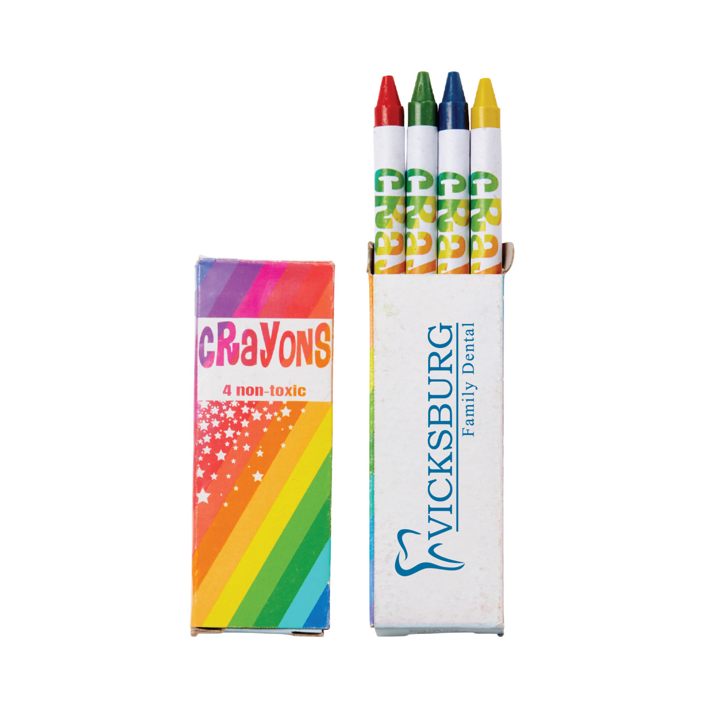 MS 4 Count Crayon Pack