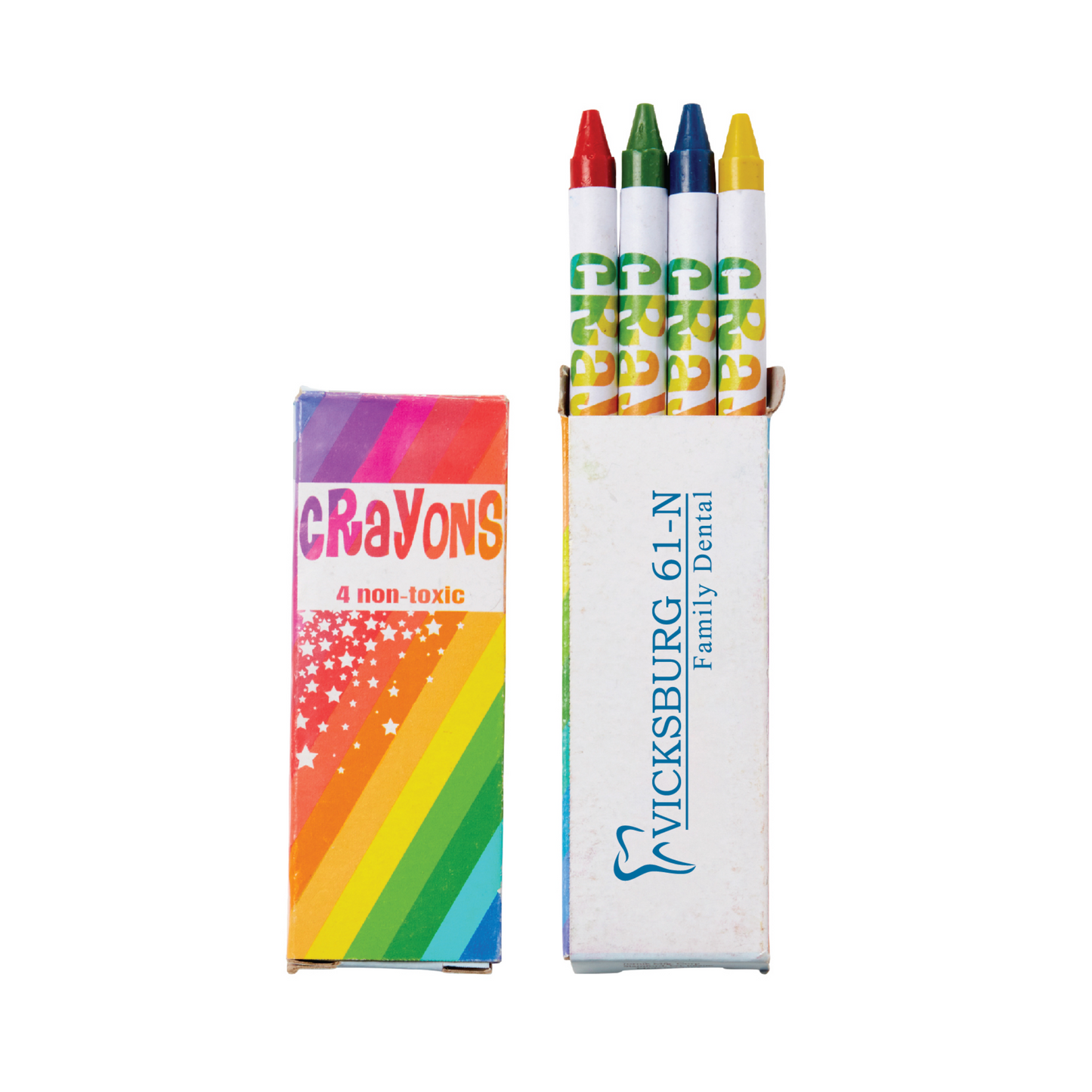 MS 4 Count Crayon Pack